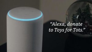Amazon Donate to Toys for Tots on Alexa