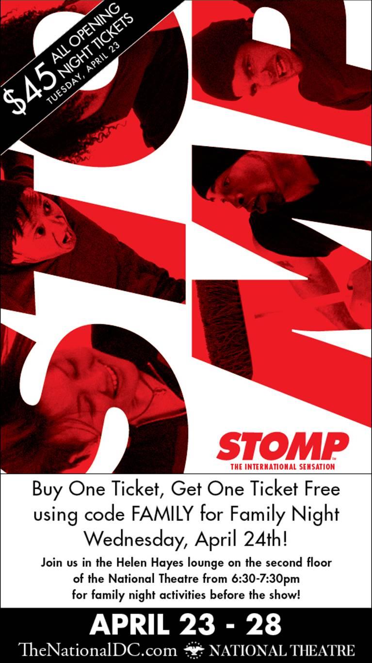 STOMP Discount Tickets National Theatre