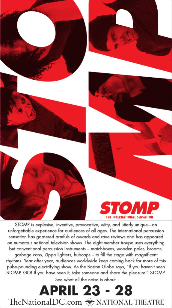 Stomp National Theatre Tickets