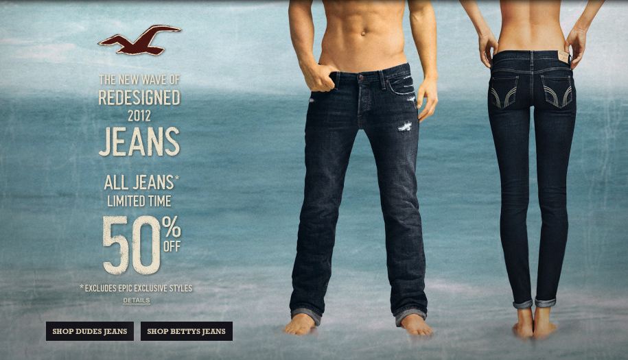when does the hollister jean sale end